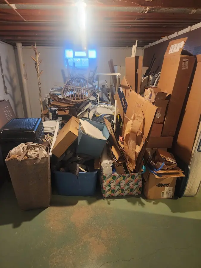 Roll-off dumpster container at job site for Construction Dumpster Rental in Savage